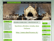 Tablet Screenshot of fricovce.eu